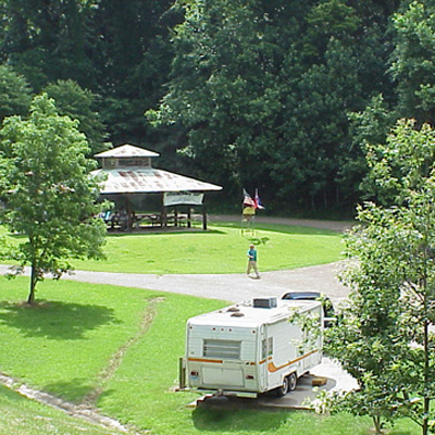 Camping Grand Gulf Military Park Campground Site
