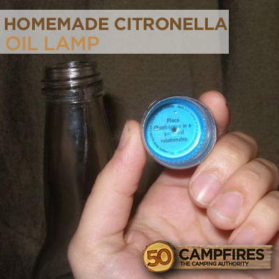 homemade citronella lamp