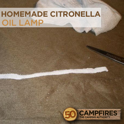 homemade citronella lamp