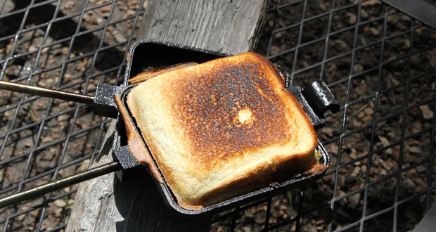 Sandwich Toaster, Camping Sandwich Maker, Pie Iron, Cheese Grill For The  Stove Or Outdoors.