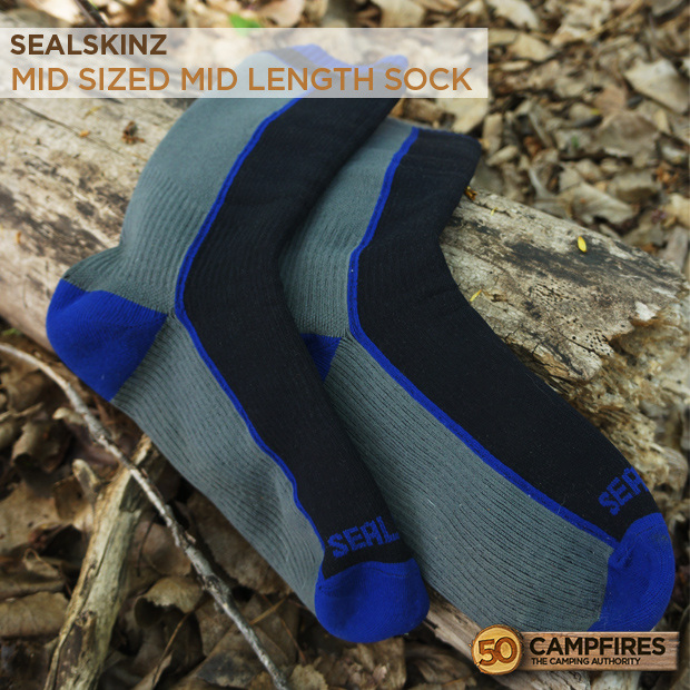 Sealskinz waterproof socks with 50 Campfires