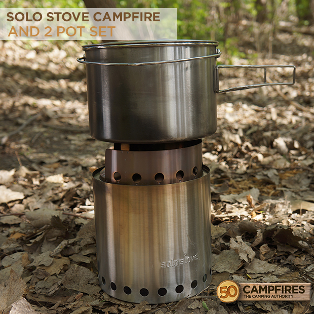 solo stove campfire and 2 pot set