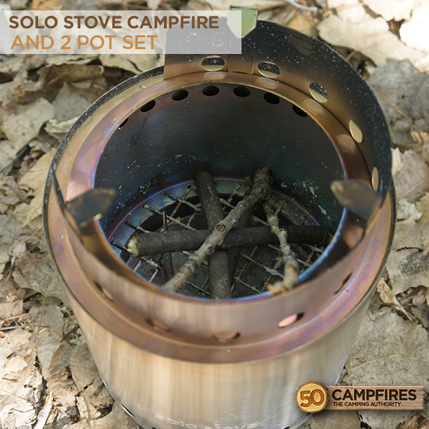 solo stove campfire and 2 pot set