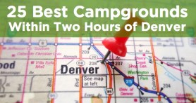 campgrounds within two hours of denver