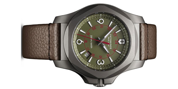 Victorinox Swiss Army I.N.O.X. Titanium Leather Watch