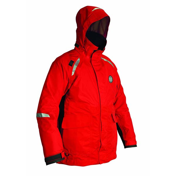 Could there be a better coat for winter grilling than a Mustang Survival Suit?