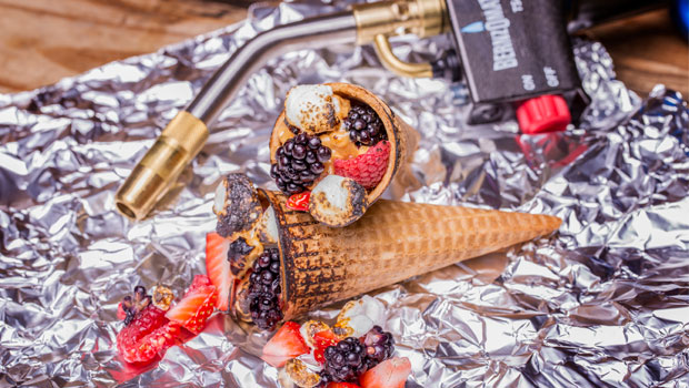 Torched_Campfire_Cones_Bernzomatic_Camping_Dessert