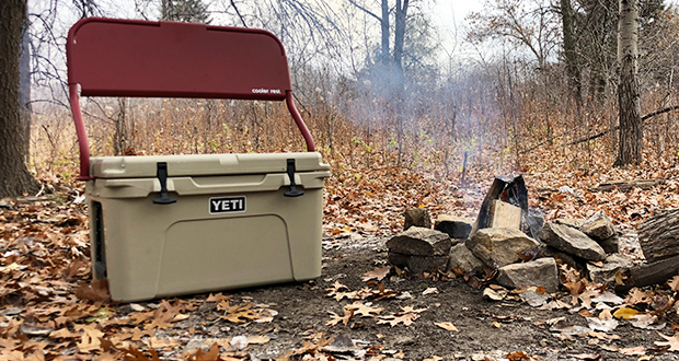 Yeti cooler sale seat with backrest