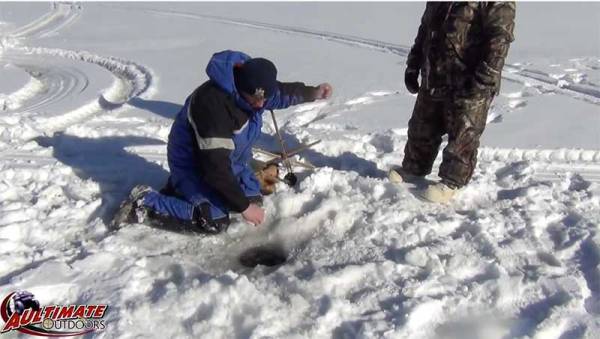 ice fishing