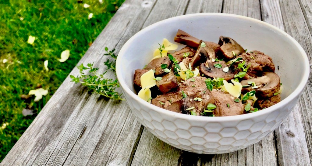 campsite beef stroganoff