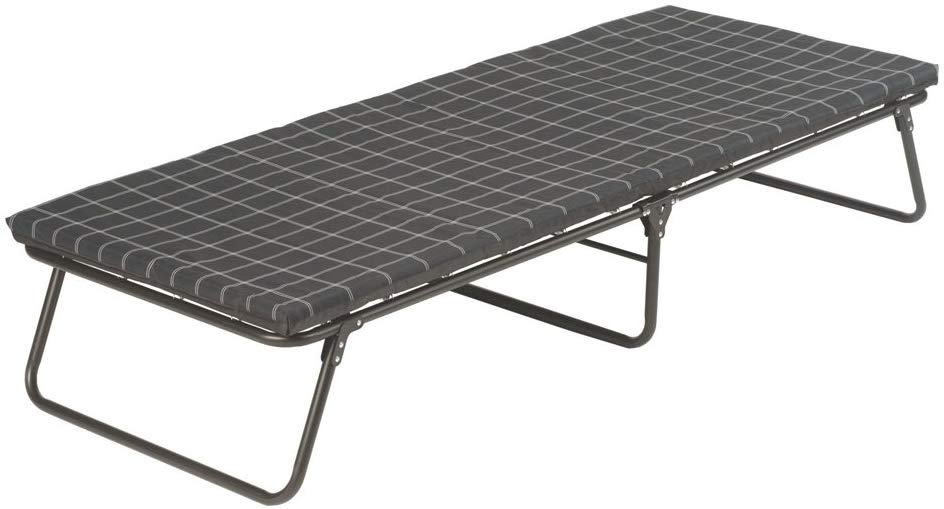 camping cot for sleeping at campsite