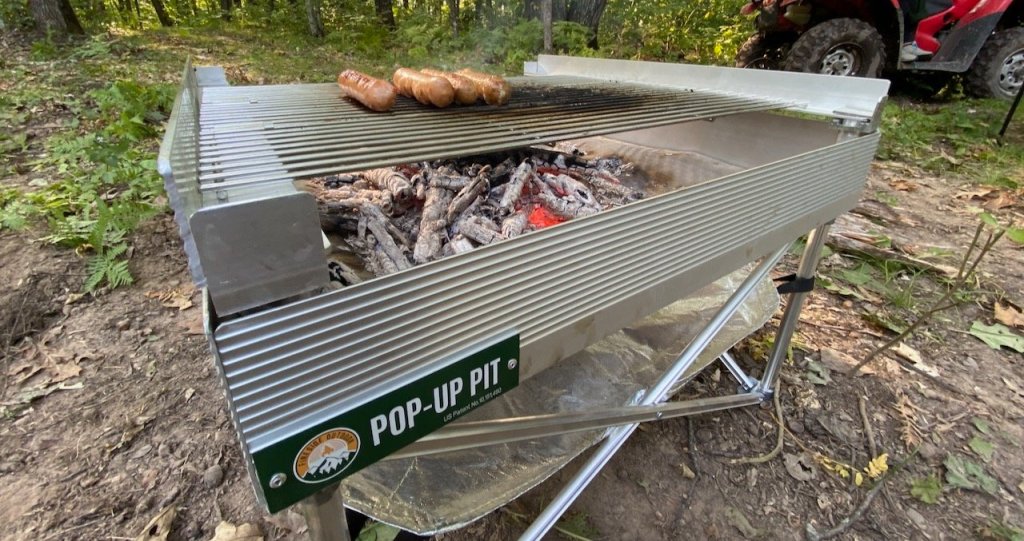 fireside outdoor pop up fire pit