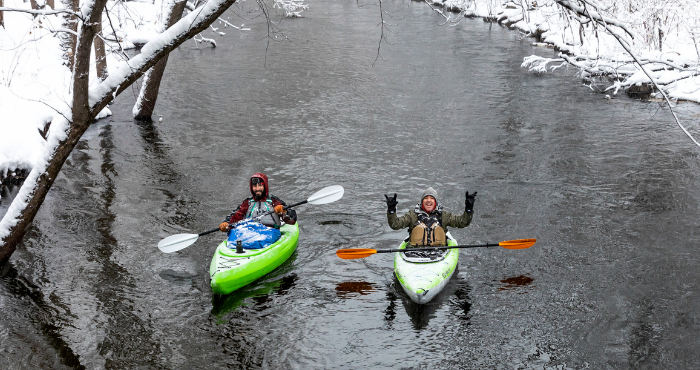 cold weather kayaking
