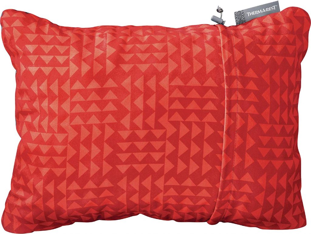 camping pillow to get better sleep at campsite