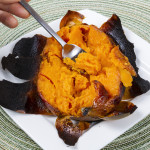 Freshly Baked Sweet Potato ready for tasting