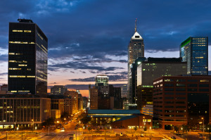 Indianapolis Indiana Skyline