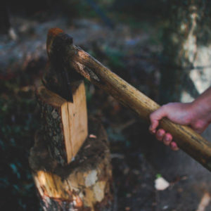 Splitting Choosing Firewood