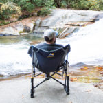 Straight chillin by a waterfall in the GCI Pod Rocker