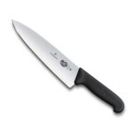 product shot of Victorinox Fibrox Pro 8-inch Chef Knife against white background