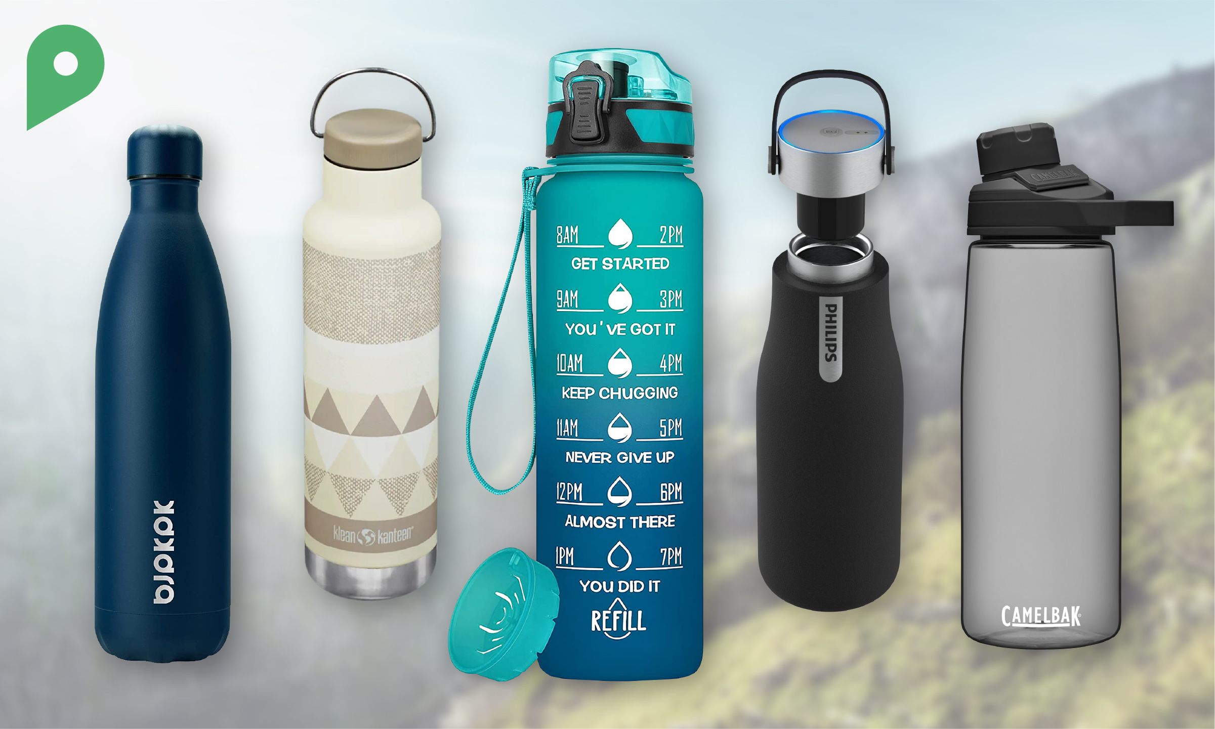 Up To 70% Off on Sports Water Bottle, Wide Mou