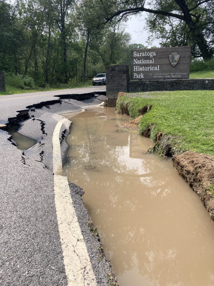 Flooding in Saratoga National Historical Park