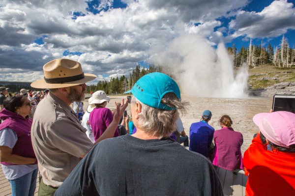 national park visitors