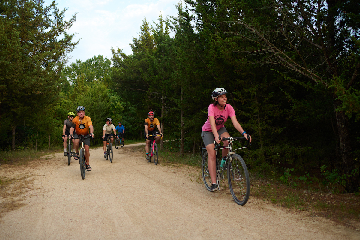 gravel biking in Kansas