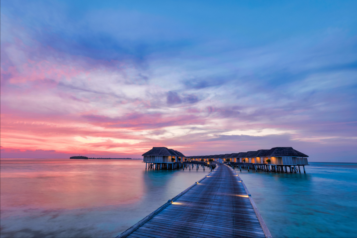 Maldives sunset