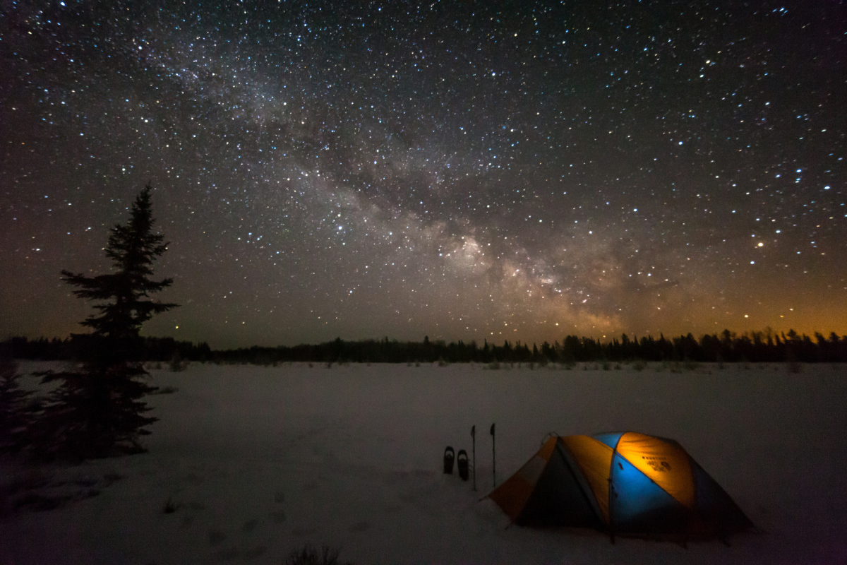 winter camping