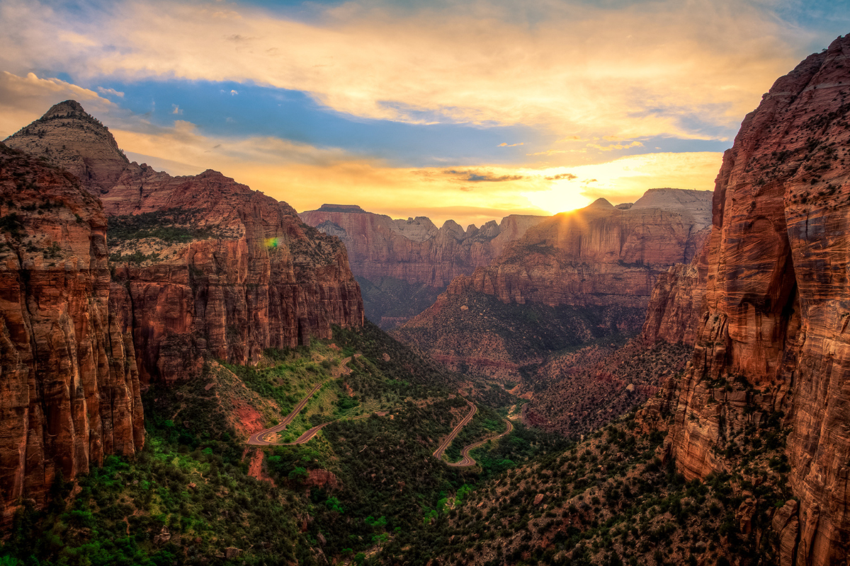 Zion sunset