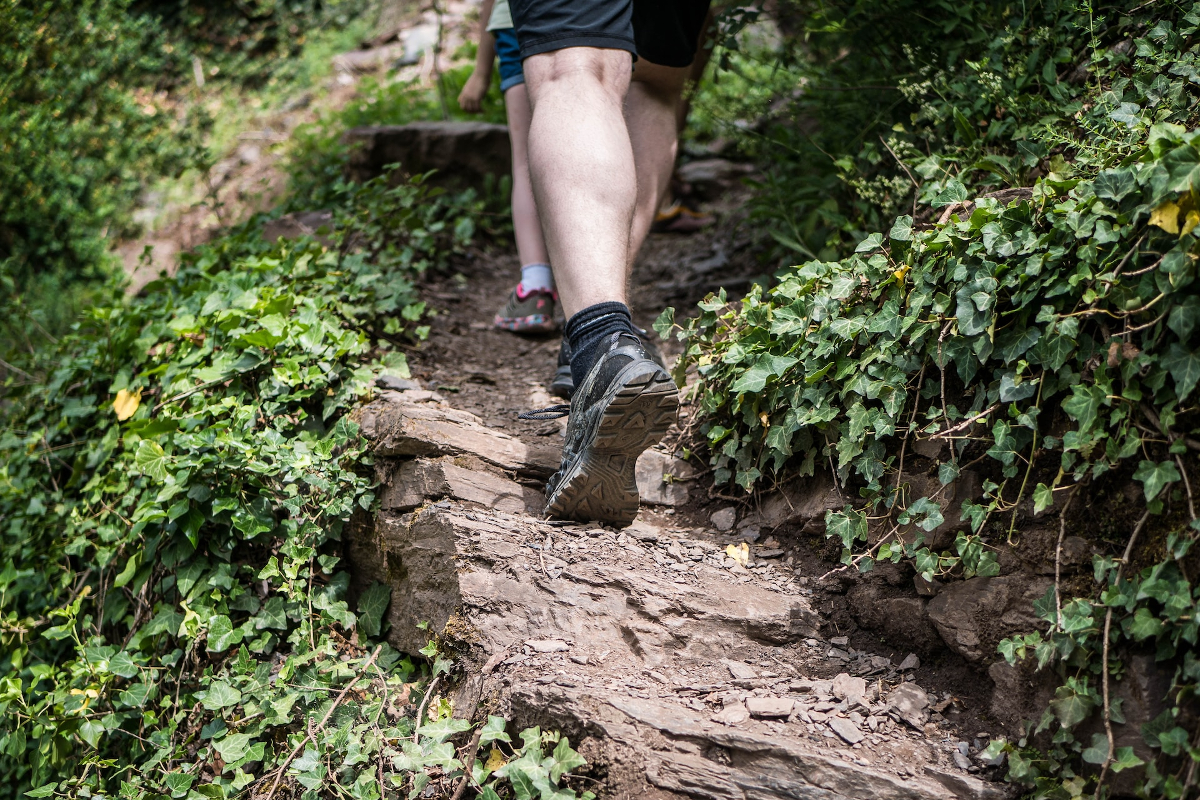 Shoes on Trail