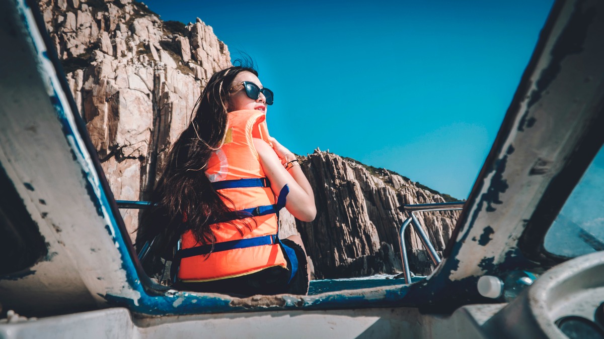 Girl on boat