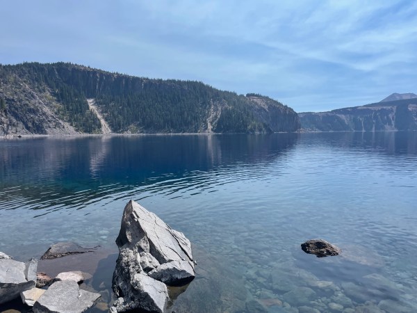 How to swim in Crater Lake