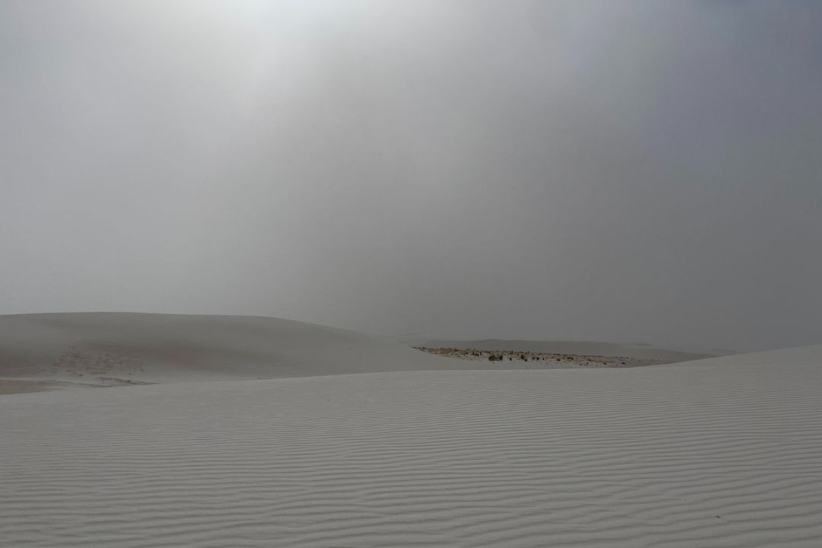 White Sands sandstorm