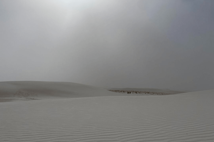White Sands sandstorm