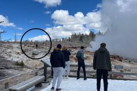 man serves time for going off path at Yellowstone