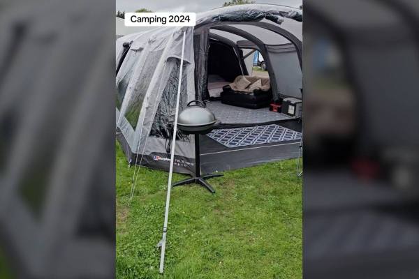 extravagant camping tiktok