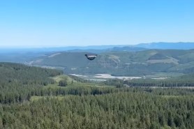 tent flying away video Washington