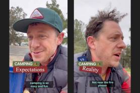 camping expectations vs. reality with kids