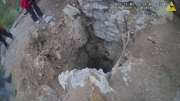 man fell down abandoned mine shaft