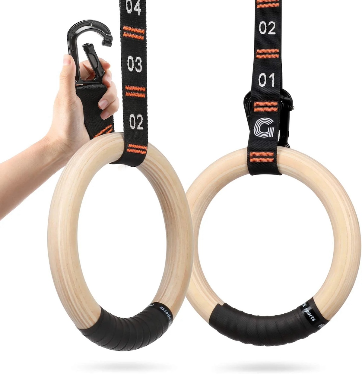 gonex wooden rings