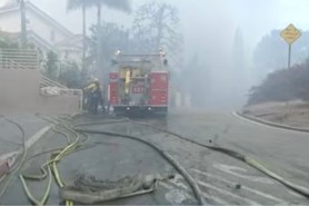 palisades fire run out of water