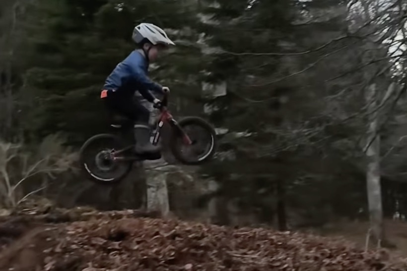 6 year old mountain biker