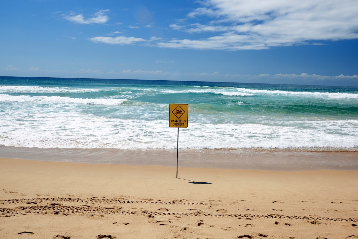 rip current footage