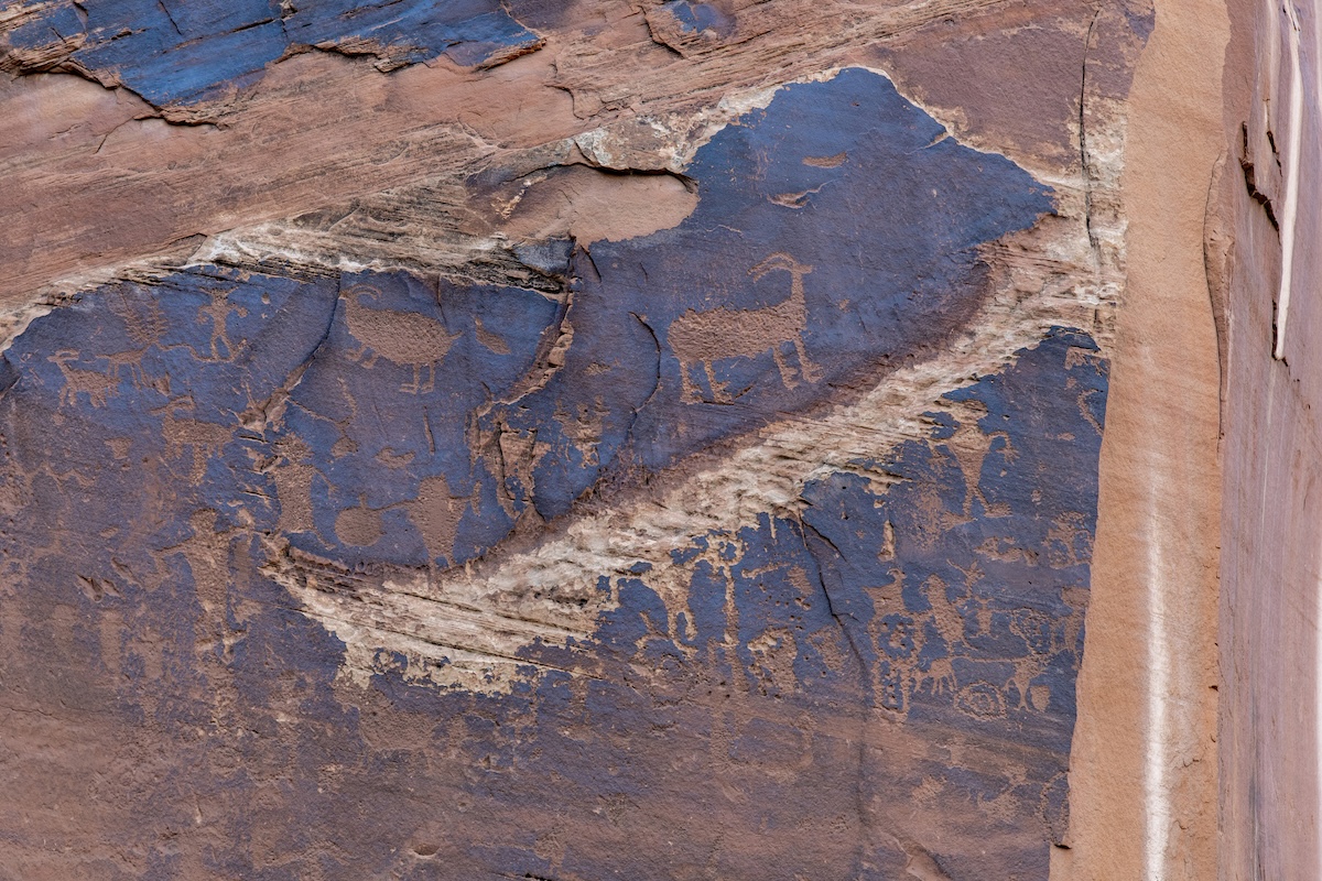 Petroglyphs vandal