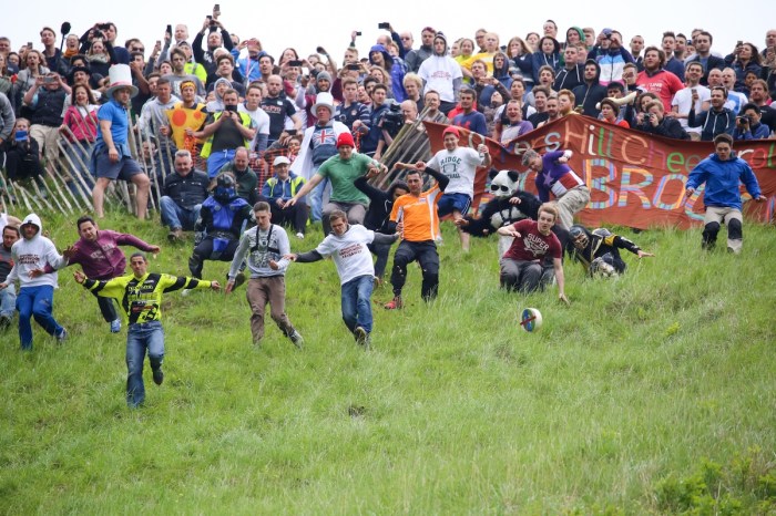 cheese roll race contest