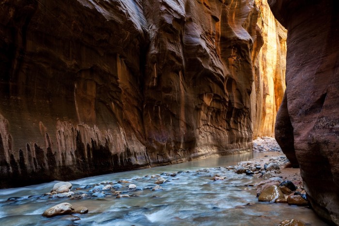 The Narrows hike Zion