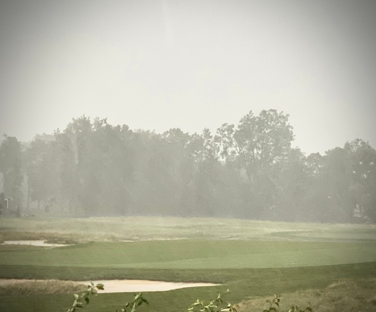 golf course lightning