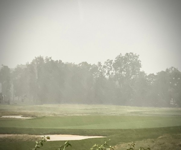 golf course lightning