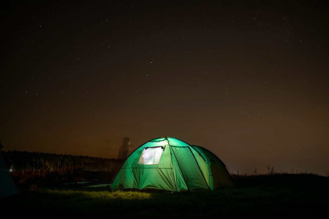 wolf howl camping night